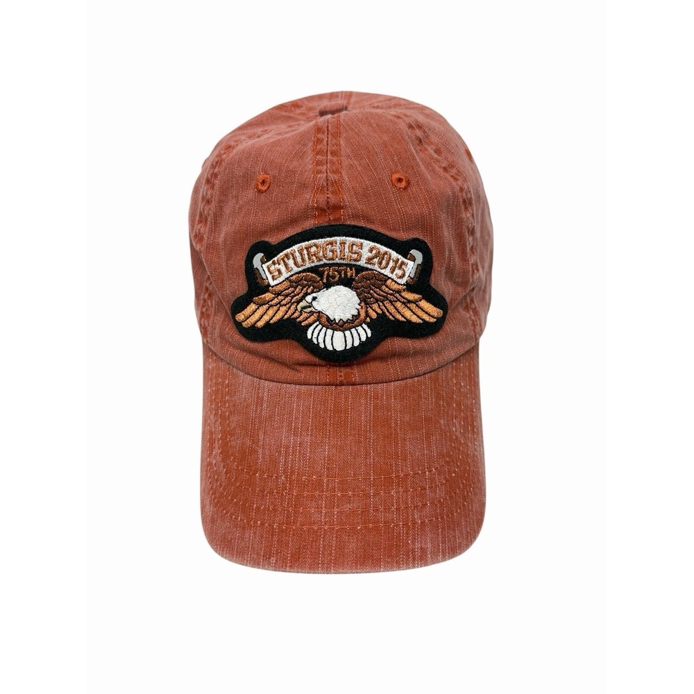 Sturgis 2015 Rust Color Cap Hat 75th Anniversary 100% Cotton One Size Fits All